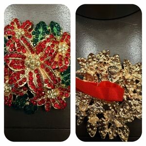 Limited Edition Tieks Holiday Poinsettia Topper.